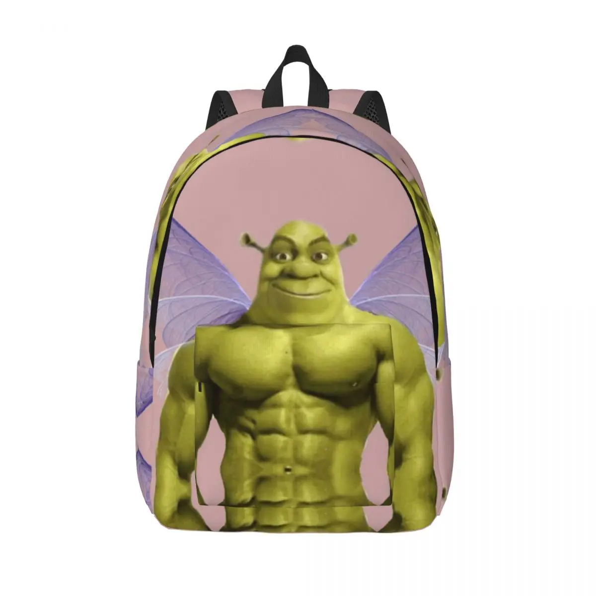 S-Shrekmemesed Printed Lightweight Casual Schoolbag For School, Outdoor, Shopping, Office 15.7in 17.7in