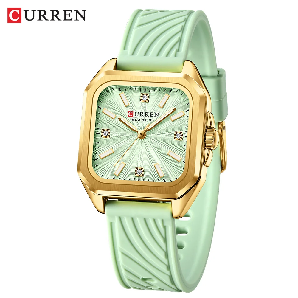 CURREN Nurse Watch for Women Waterproof Analog Silicone Watch with Second Hand Nursing Watch