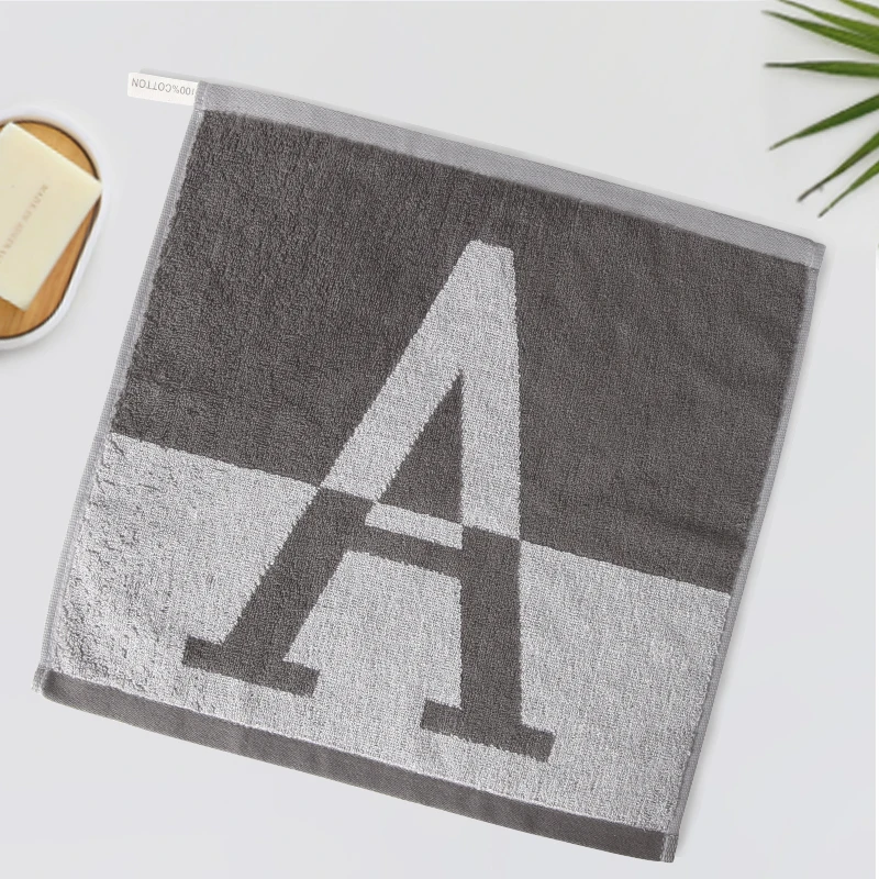 2pcs 100% pure cotton square towel for men, specially designed for face washing at home, highly absorbent, soft, quick-drying