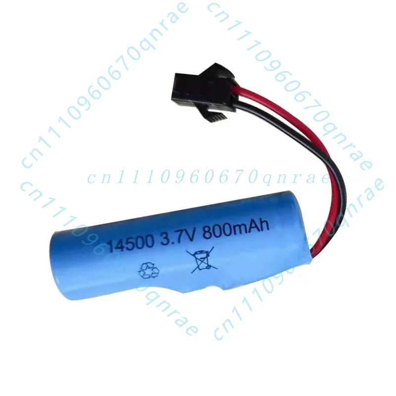 3.7V lithium battery, induction light 14500 lithium ion for remote control stunt car 500mAh