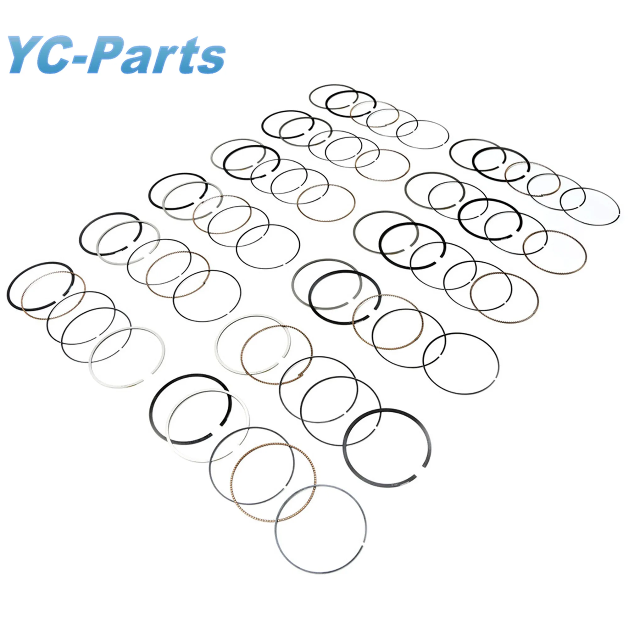 12-pcs 6.6T Engine Piston Rings Set 89mm for BMW Rolls-Royce N74B66A 6.6L V12 Wraith RR5 2014-2015 GHOST RR4 11257574822