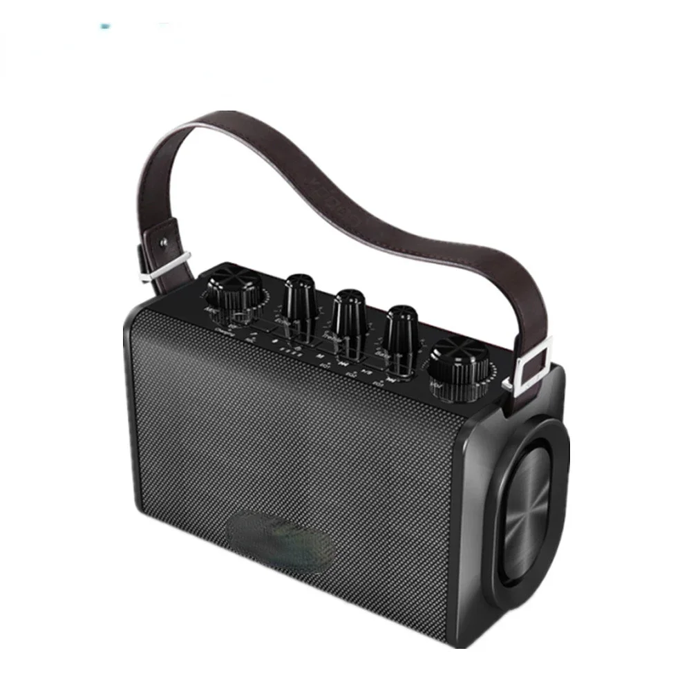 2021 sell well Multifunctional portable deep bass sound box 60W wireless music retro BT speaker