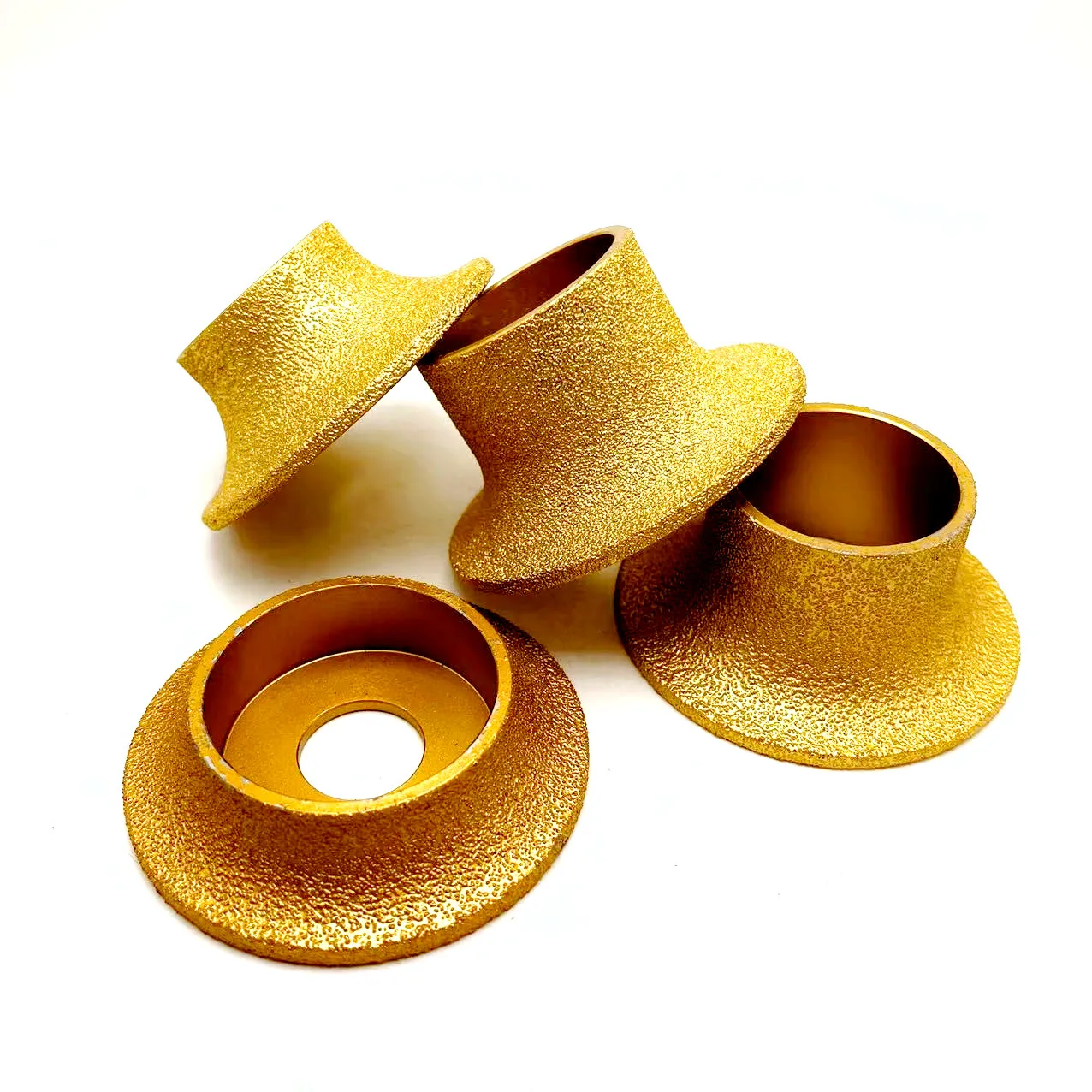 74mm*20 Brazing Diamonds Marble Edging Discs Angle Grinder Grinding Wheel 1/4 Round Hand Profile Wheel