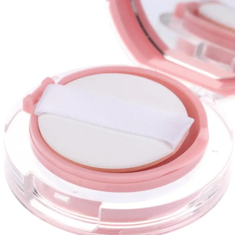 1PC Portable 6g Empty Air Cushion Puff Box Container With Powder Sponge Mirror For BB Cream Foundation Cosmetic Makeup Case