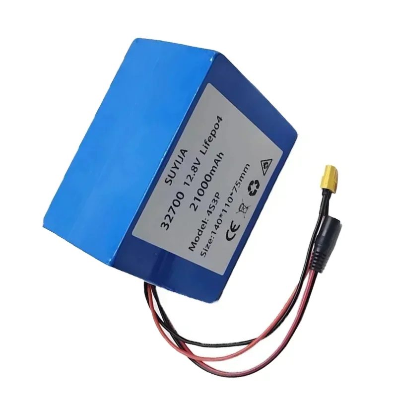 32700 Lifepo4 Battery 12V Battery Pack 21000mAh 4S3P Built-in 40A Balanced BMS for Electric Boats and Uninterrupted Power Supply