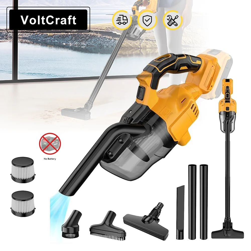 

5 in 1 Cordless Electric Vacuum Cleaner Portable Household Indoor Vacuum Floor Carpet Cleaning Tools for Dewalt 20V Battery