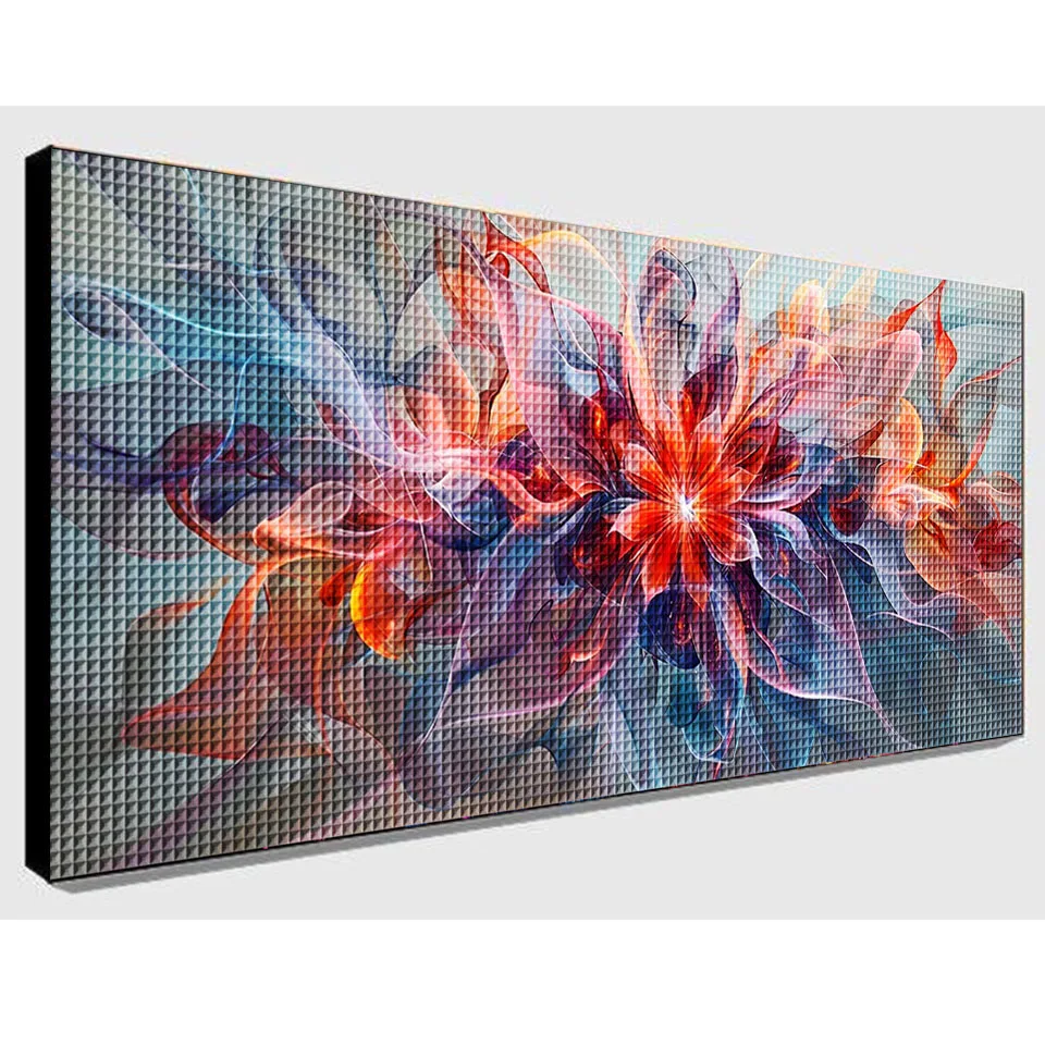 

2025 Diamond Painting Art DIY Giant Fantasy Flower Diamond Mosaic Kit 5D Square and Round Rhinestone Cross Stitch Home Decor