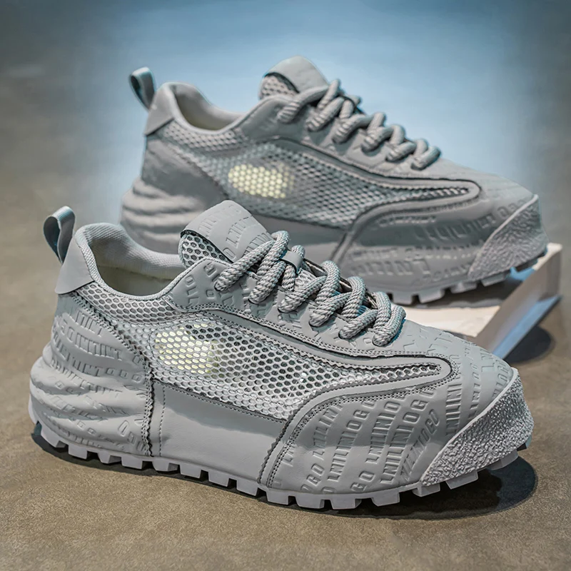 

Осенняя распродажа, повседневная мужская обувь, модная удобная обувь, мужские кроссовки, 2025 дизайнерская мужская обувь из искусственной кожи на плоской подошве