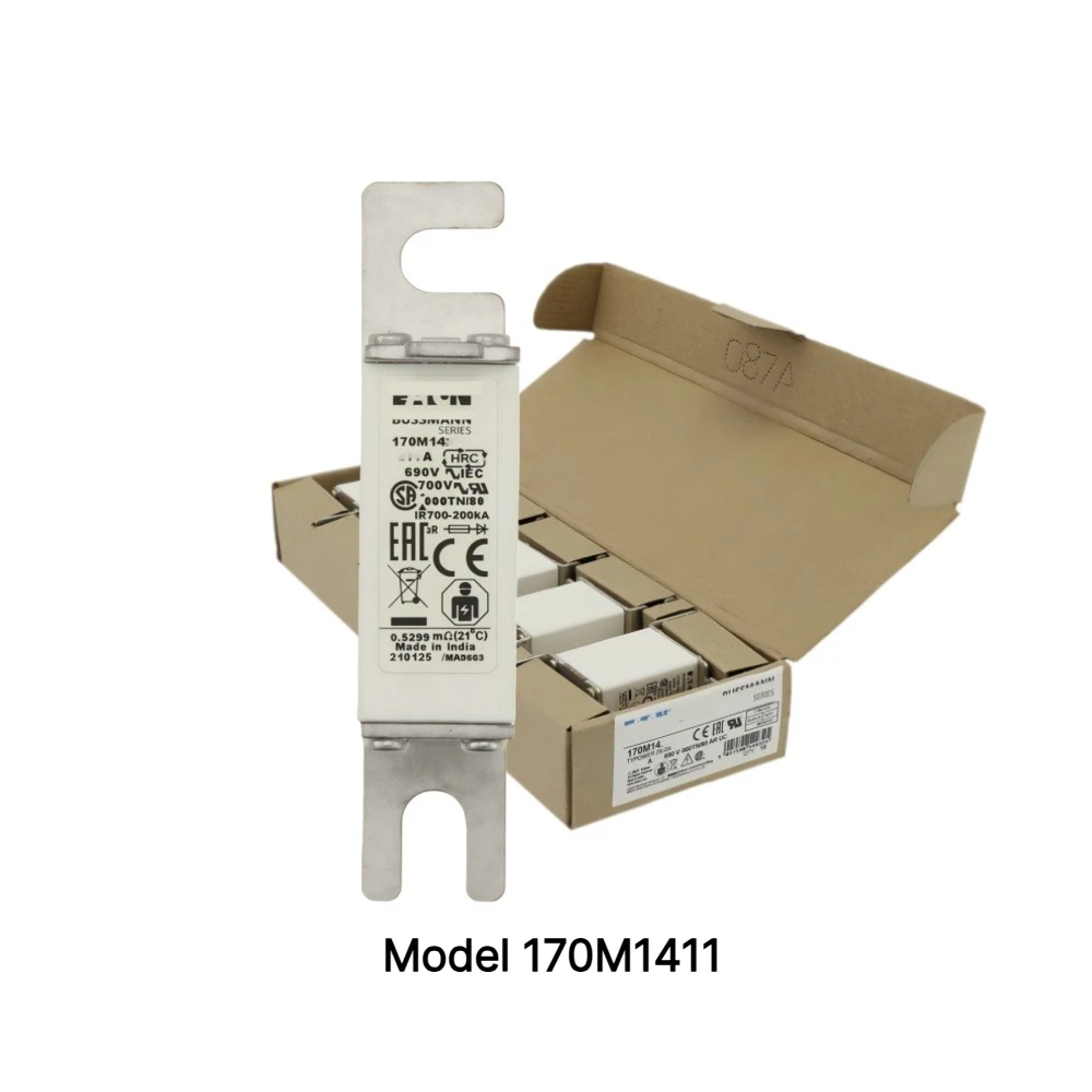 170M1411 High Speed Semiconductor Fuse 25A 690VAC Blade Fuse for Circuit Protection