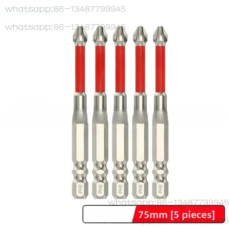 Torsion Impact Resistance 50 65 75 100 120 150 Impact Resistant Strong Magnetic Cross Bit Electric Bit Set