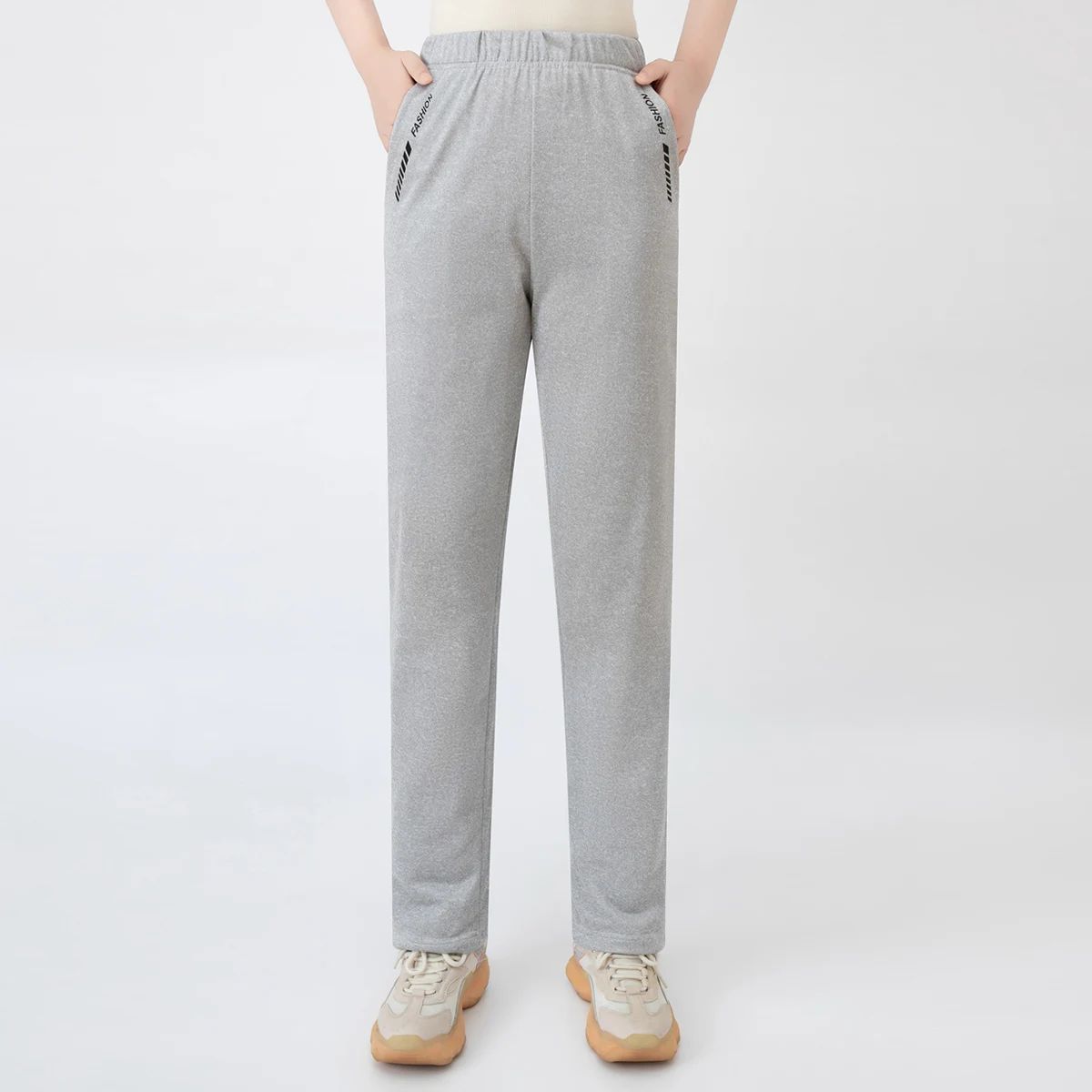 Herbst Neu 7-Farben Lässige Vielseitige Damenhose Bequeme Sportliche Hose mit Taschen Jogginghose für Teenager Gerade Hose – Detail 3