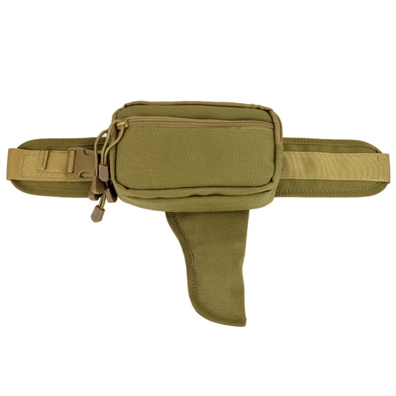 Tactical Gun Pouch Holster Waist Bag Phone Holder Belt Anti-Theft Pack Outdoor Camping Hiking Hunting Accessories New