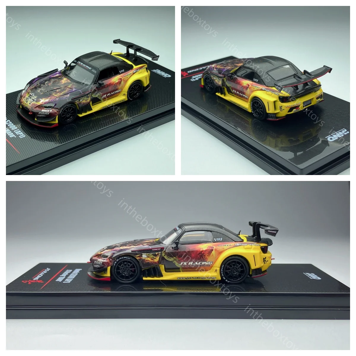 

Модель 1/64 INNO64 S2000 J’S Racing AP1 TMCS TASKL 2025 EVENT Limited Alloy