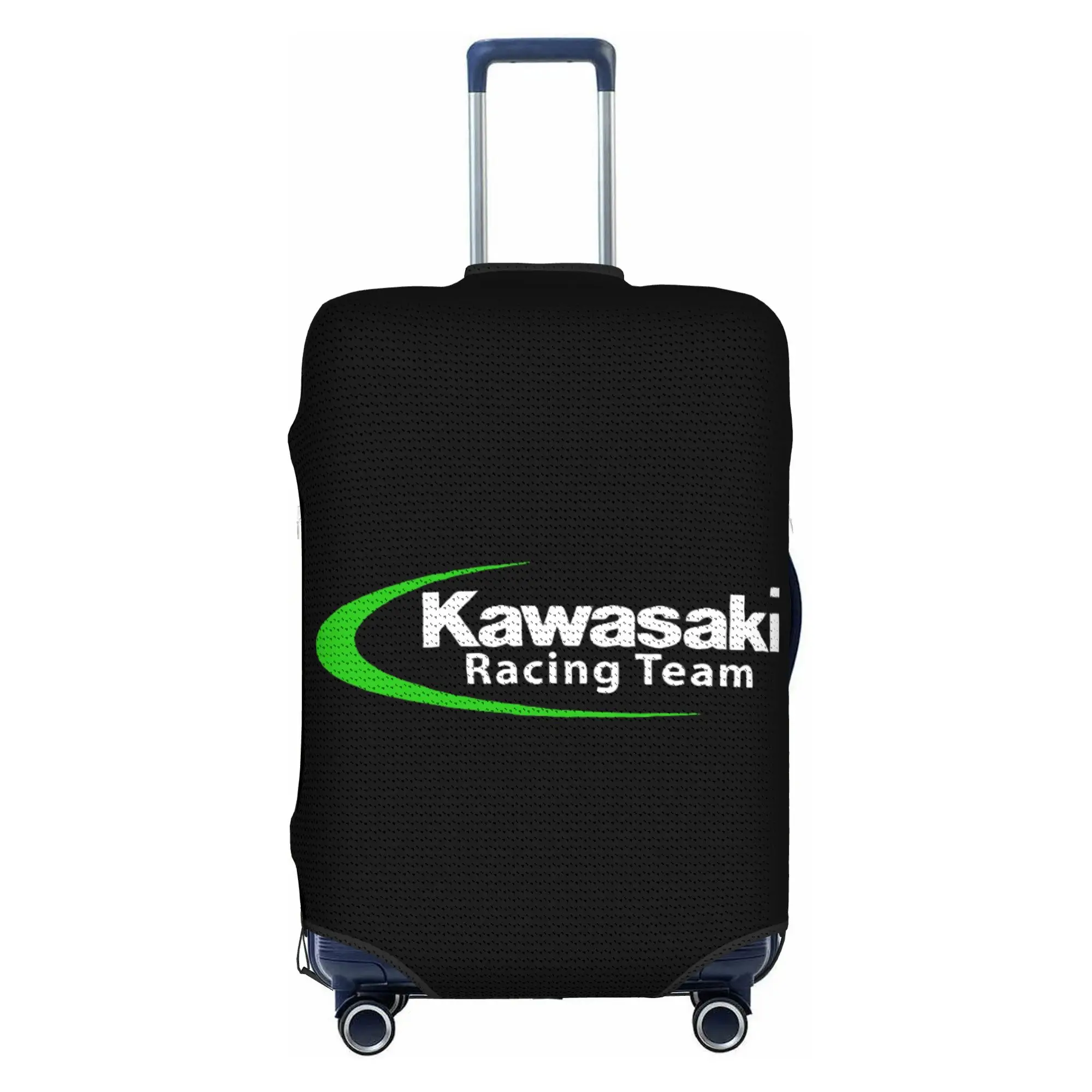 Custom Funny Sport Racing Motorcycle Kawasaki Luggage Cover Protector Dust Proof  Travel Suitcase Covers