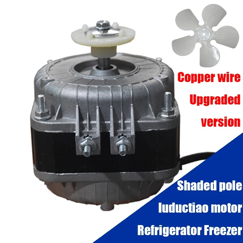 Refrigerator Motor Fan 25W 35W 40W 60W 75W 90W 220V-240V AC Asynchronous Shaded Pole Freezer Fridge Cooling Fan Refrigerator