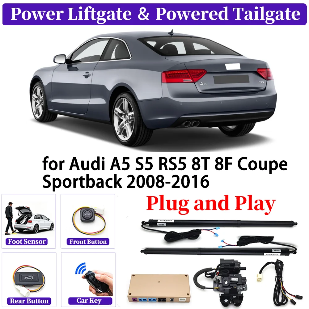 

for Audi A5 S5 RS5 8T 8F Coupe Sportback 2008-2016 Upgrade Car Automatic Power Liftgate Kit Smart Auto Electric Tailgate System