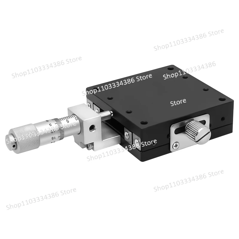

X-axis Displacement Platform LGX40/60 Optical Precision Fine-tuning Steel Strip Ball Guide Manual Moving Slide