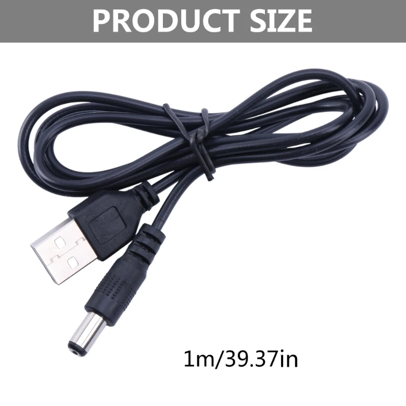 090F 2,6 -футовой USB 2.0 Мужчина от A до 5,5 мм x 2,1 мм штекер для кабеля шнурного шнура постоянного тока