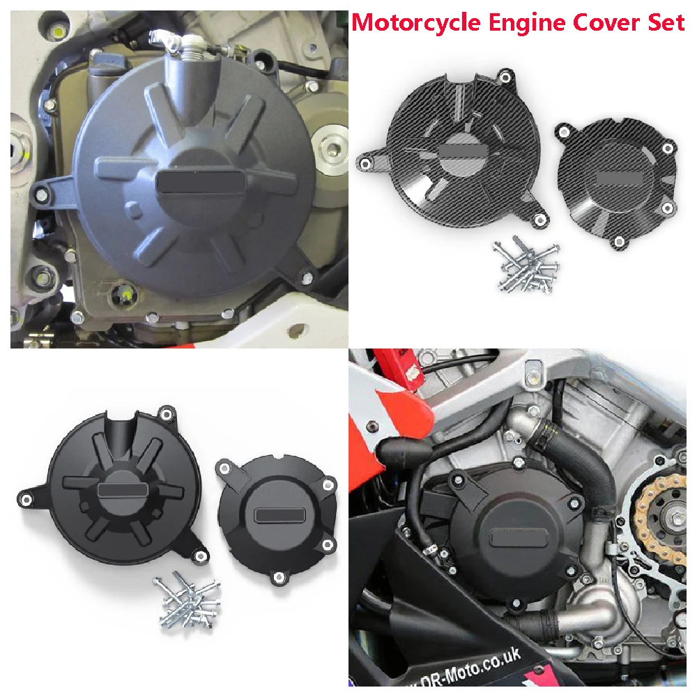 

Fits for Aprilia RSV4 R Factory APRC RS V4RR V4RF ABS 2009-2020 Motorcycle Engine Stator Case Covers Secondary Guards Kits