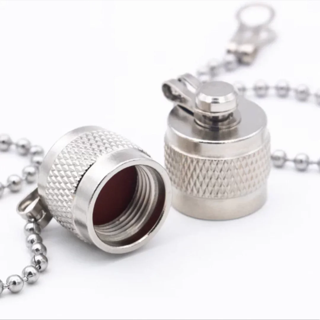 TNC female dust cap 5pcs plug with chain dust proof for RF coaxial connector