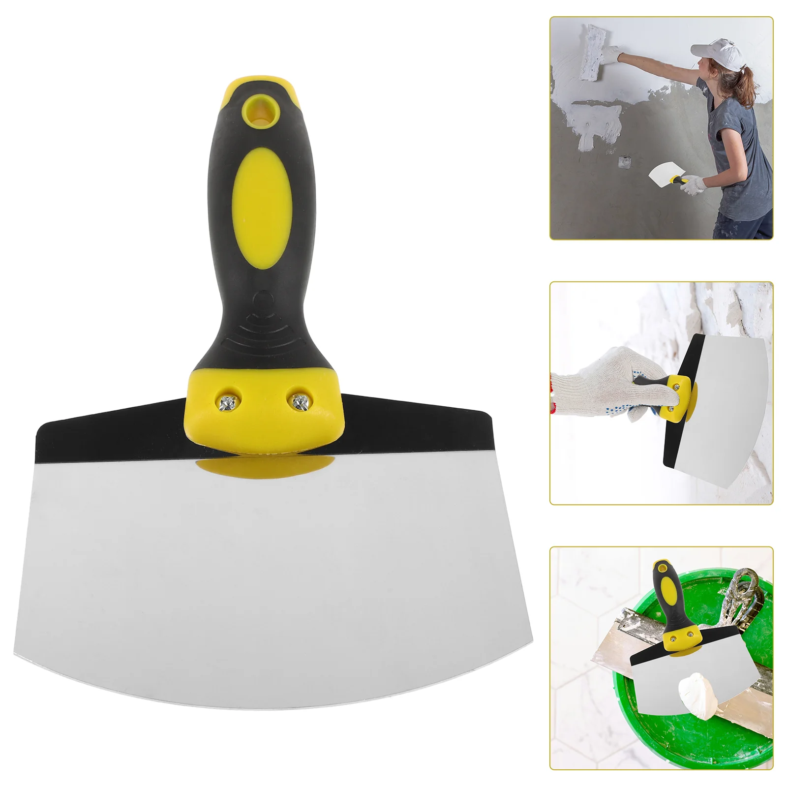 Concrete Tools Hand Wallpaper Remover Detachable Paint Edger Scraper Abs