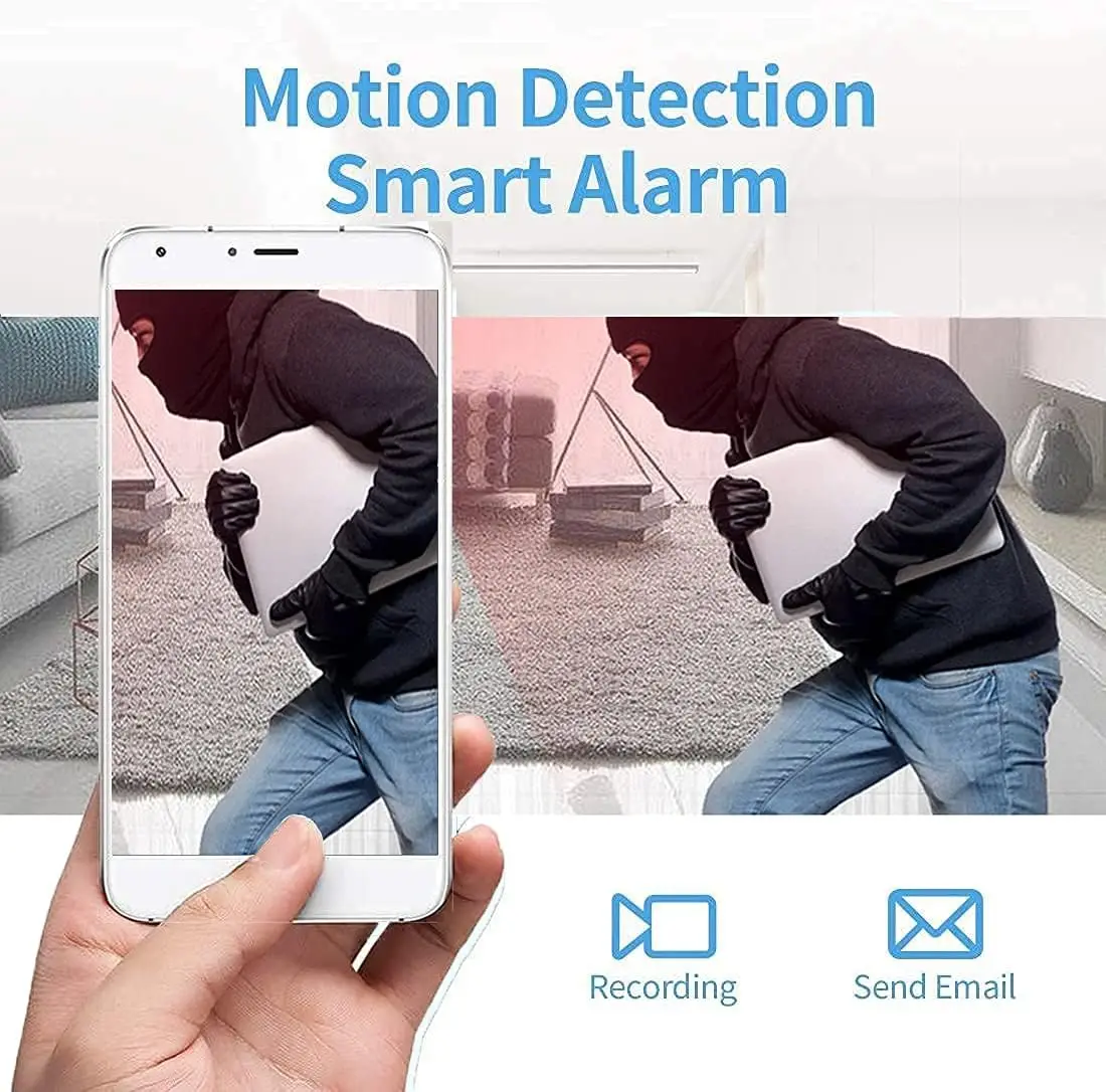 Mini Hidden Spy Camera Motion Detection Wireless WiFi Camera Night Vision HD 1080P,Nanny Cam forHome SecuritySurveillance Camera