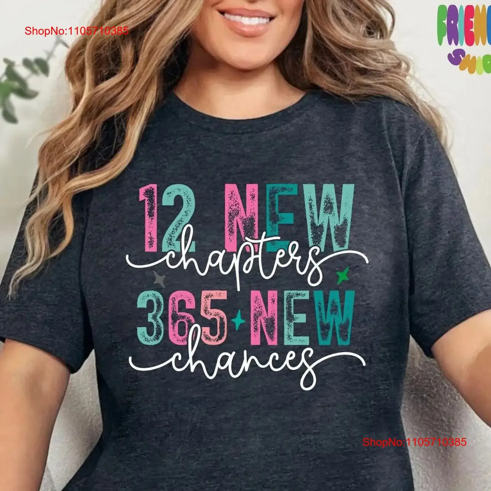 12 New Chapters 365 Chances T Shirt Year 2025 s For Girlfriend Happy Valentine Inspirational Christmas vintage Washed