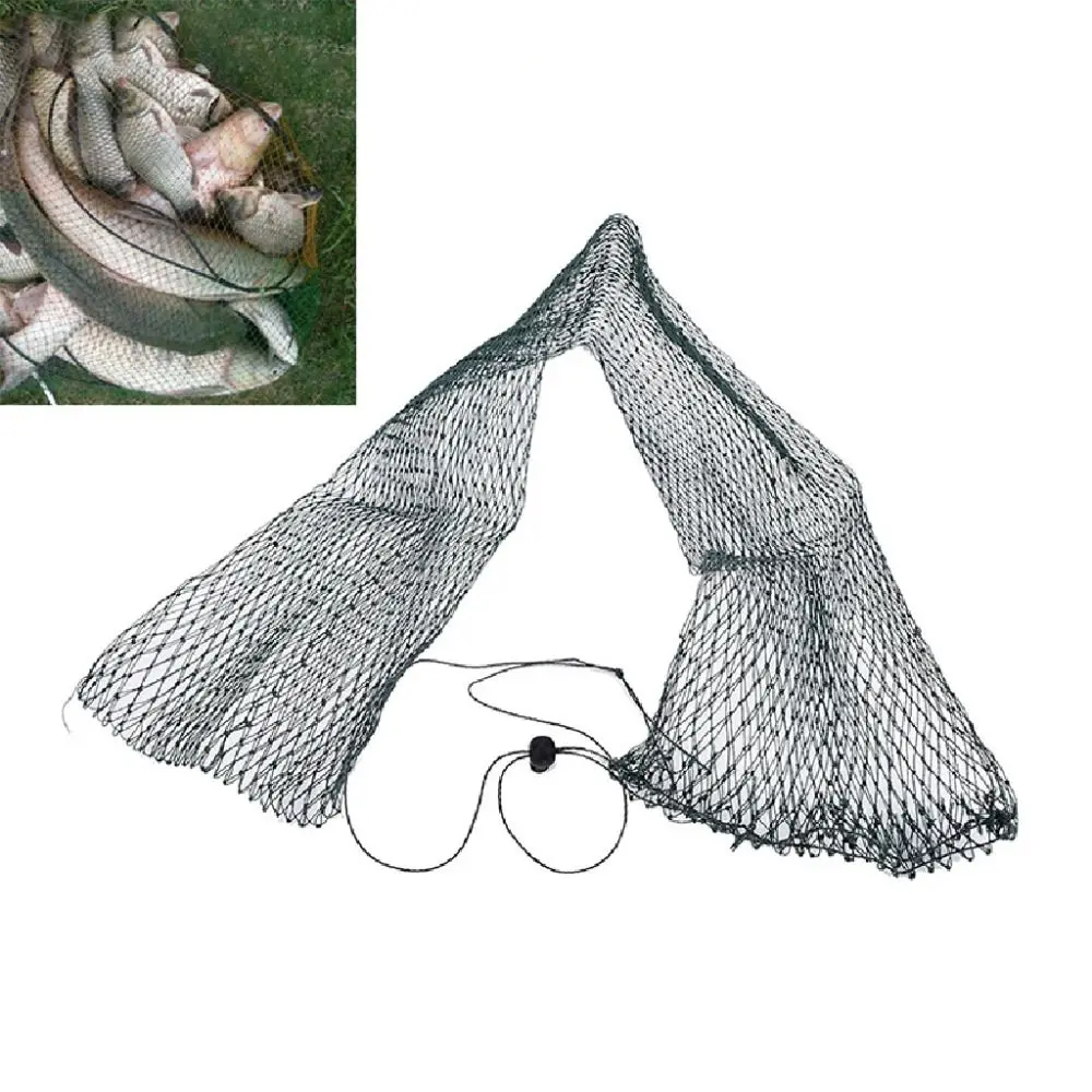 

4-strand Wire Fishing Net New No-deformed Strong Load-bearing Capacity Folding Fish Bag Bundle Buckle Fishing Mesh