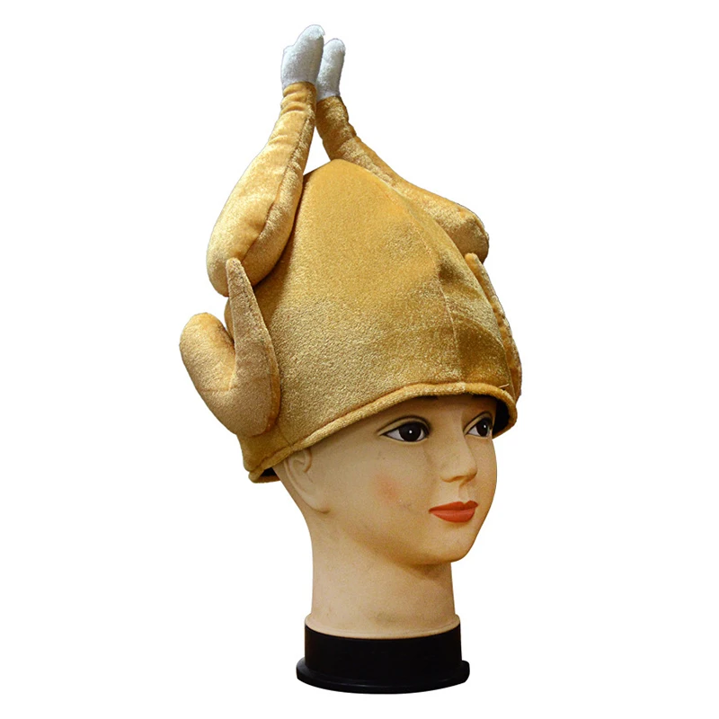 Funny Hats Chicken Hats Costumes Accessories Plush Headwear Photo Props New Year