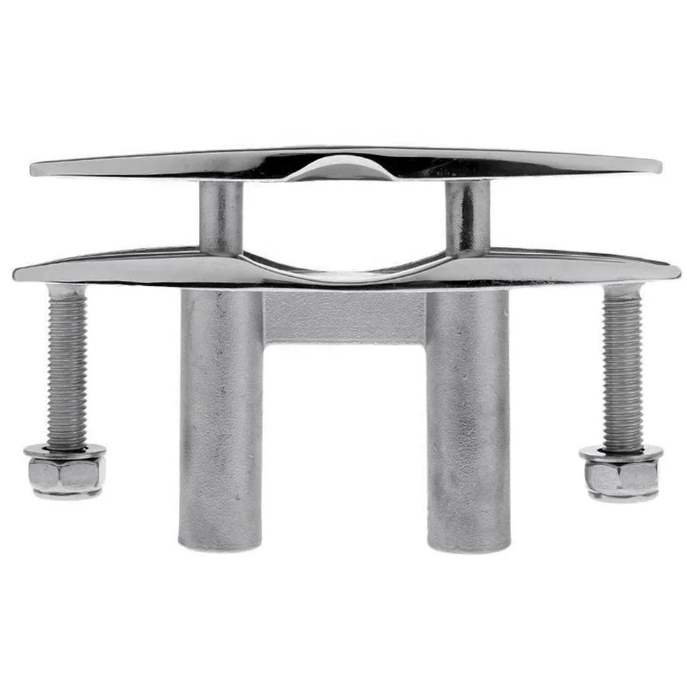 STLF 316 Stainless Steel Boat Dock Rope Cleat Base Bollard for Marine Boat Yacht view 6