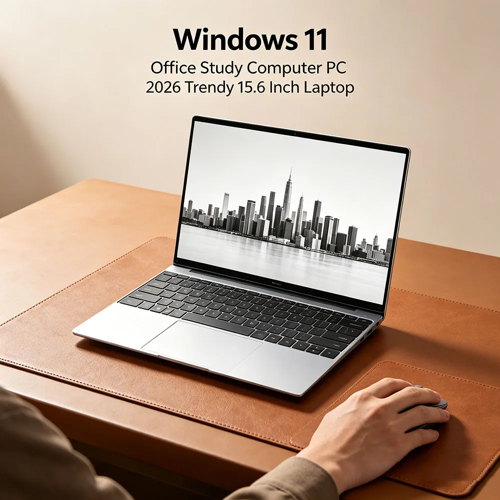 Inflexible Sturdy 15.6" Intel 4405U/Intel N95 Portable Laptop Windows11 Notebook 32GB DDR4 2TB SSD Pc Gamer Office Computer
