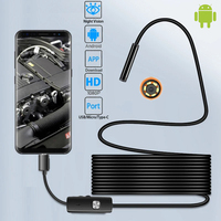 5.5mm Borescope Mini Camera Night Vision IP67 Waterproof Micro USB Type-C 3-IN-1 Android Endoscope For Phone PC Car Inspection