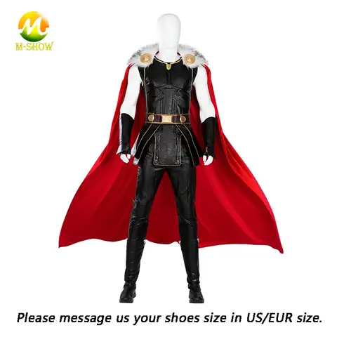 Love And Thunder Cosplay Costume Love And Thunder God Of Thunder Odinson Outfits Mens Armor Props with Cape