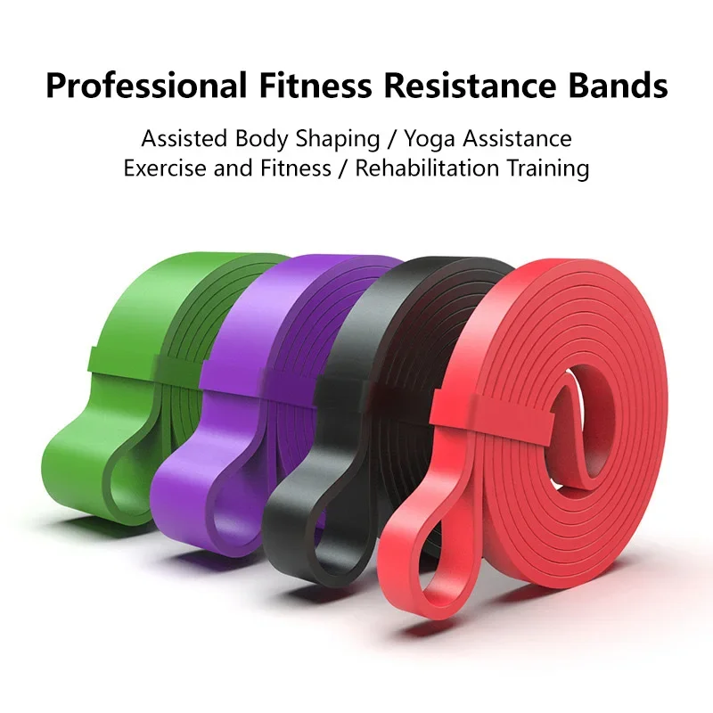 7 Levels Heavy-Duty Resistance Band Agility Training Workout Gym Equipment Yoga Pilates Accessories Rubber Band Home Gym