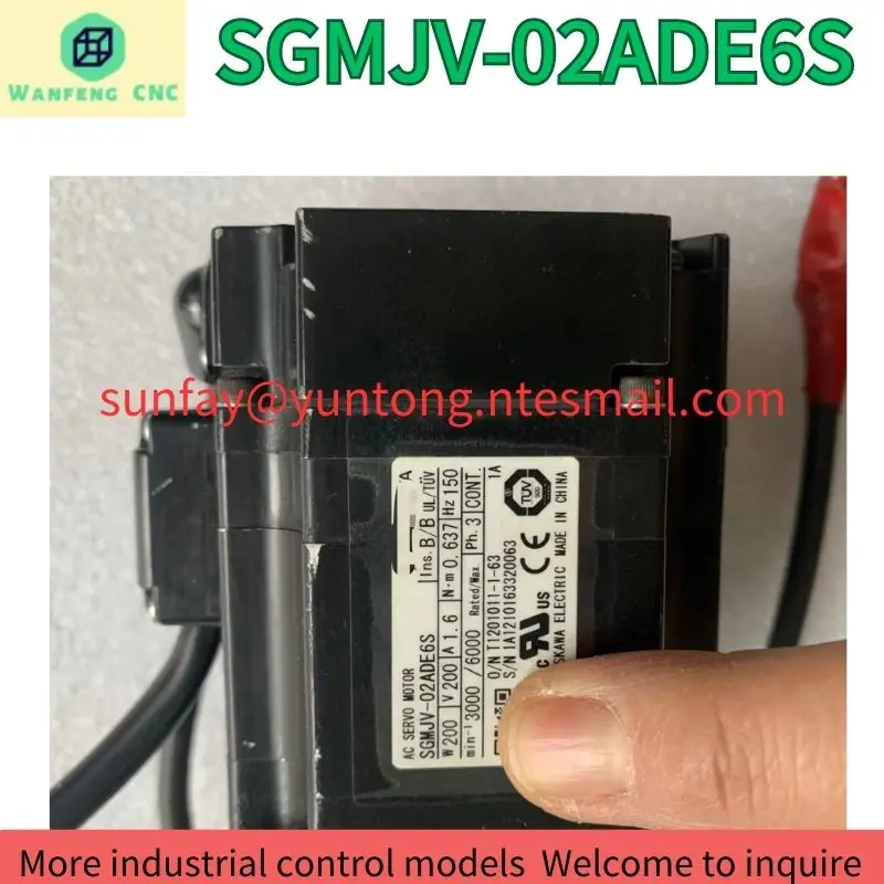 second-hand Small motor SGMJV-02ADE6S test OK Fast Shipping