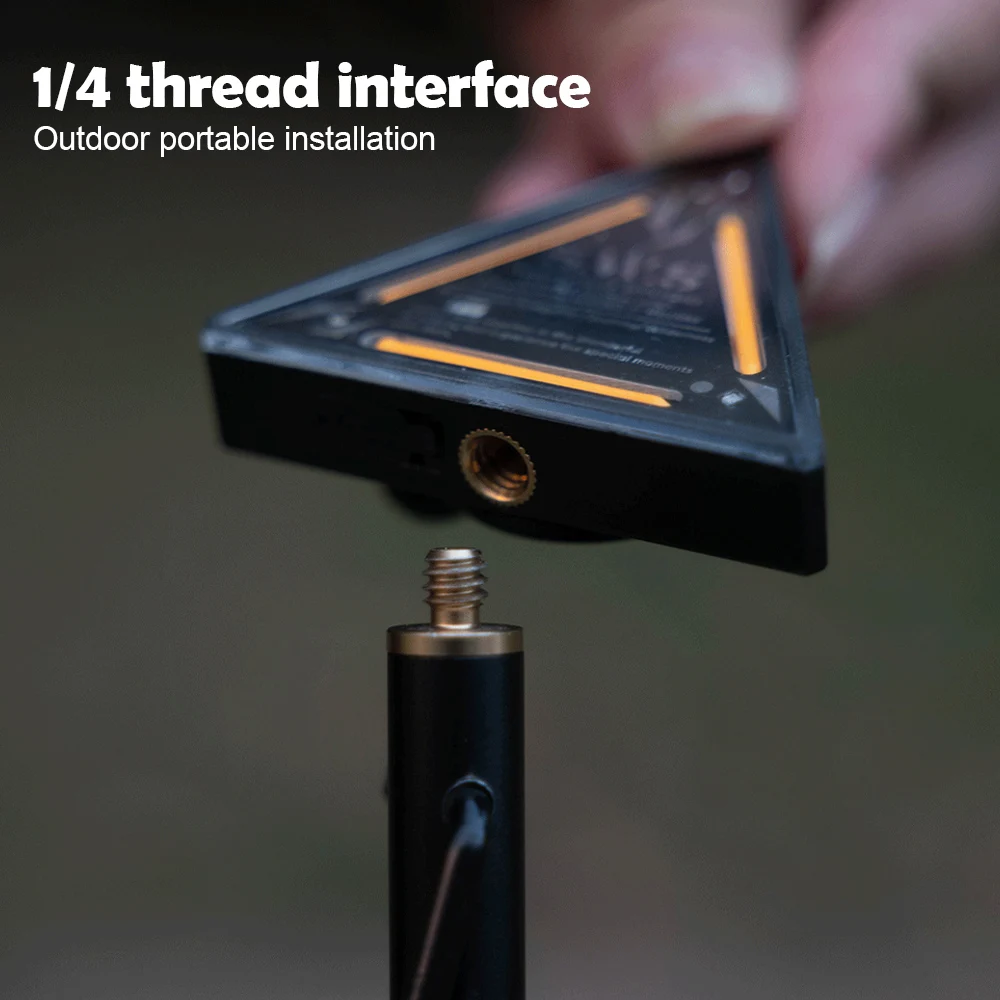 C5 1-2PC Rechargeable Hiking Cycling LED Tactics Triangle Light Mini Direction Light Warning Light Camping Light Waterproof