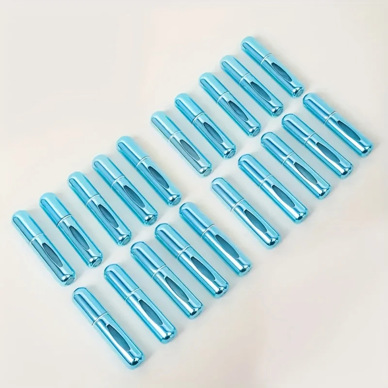 20-teiliges Set 0,17 Oz / Parfümzerstäuber mit Bodenbefüllung / Nachfüllbarer Metall-Reisespender / Mehrere Farben verfügbar – Detail 4