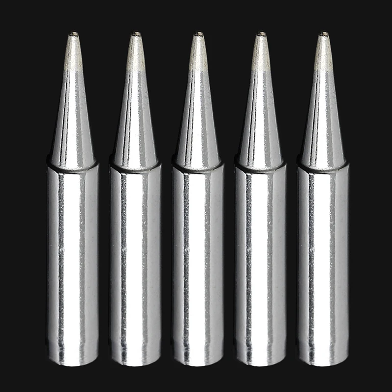 5Pcs Replacement Solder Soldering Iron Tip For Hakko 936 Station 900M-T-B