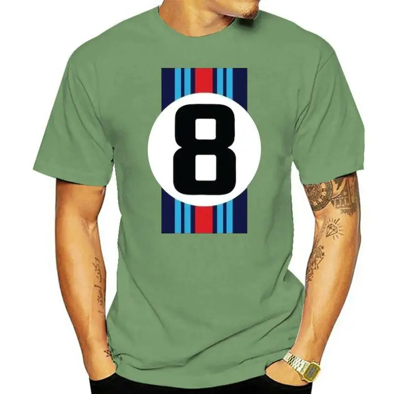 Targa Florio T Shirt Martini Racing Inspired Rsr 1973 Winner No 8 Summer Fashion Letter Printed 2023 Men'S Casual Cotton T Shirt