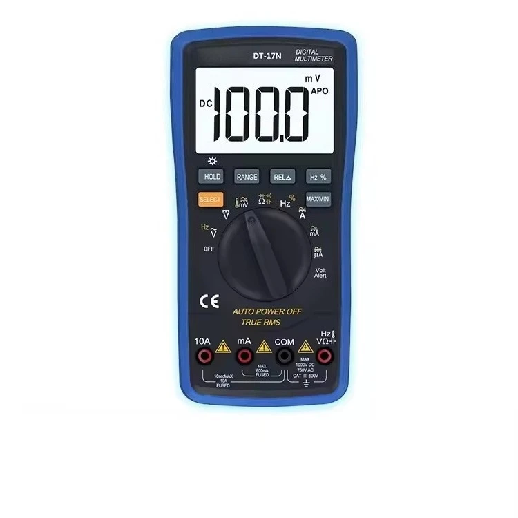 DT-17N Automatic Digital Multimeter LCD Display Multimeter Automatic Digital Instrument Tester for Phone Repair Tools