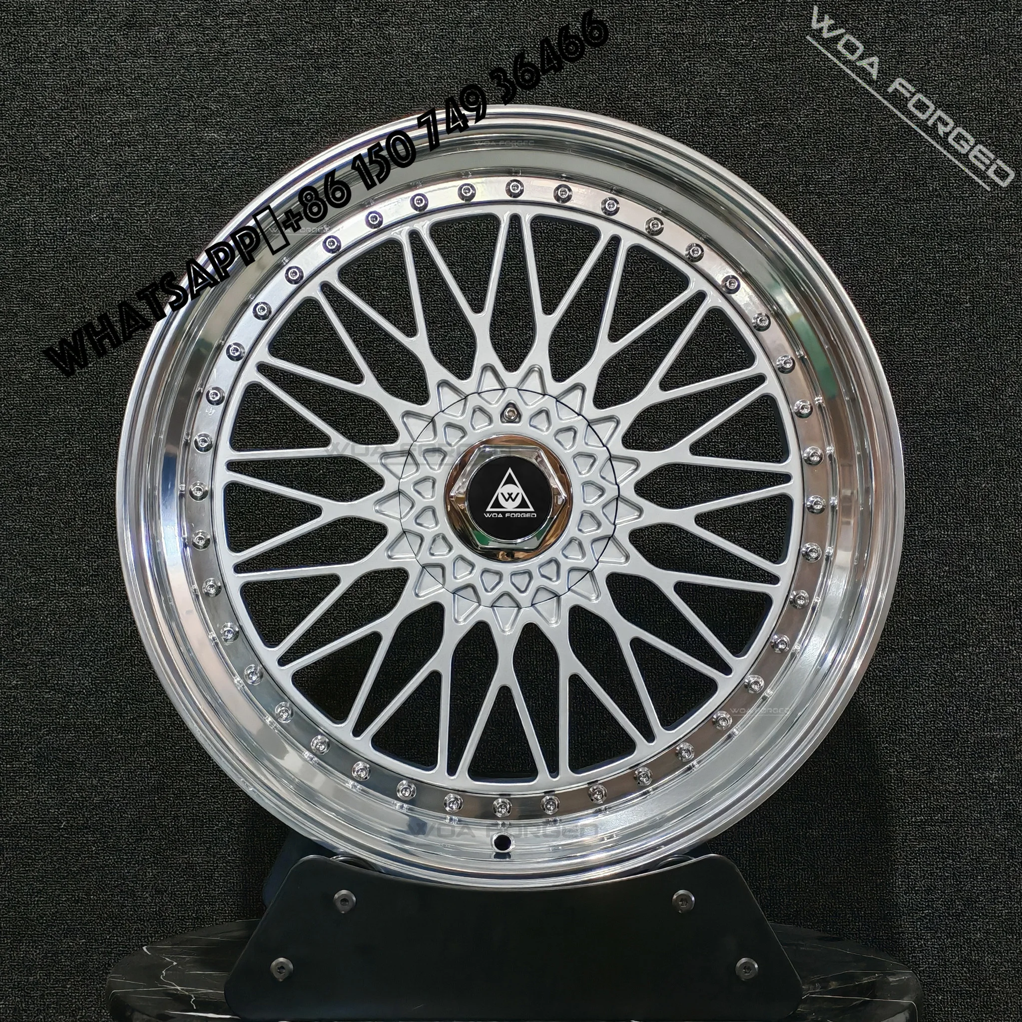 

Customized 6061T6 Two-Piece Forged Aluminum Wheels for Lightweight Passenger Cars New Condition 35mm 40mm 25mm 30mm 20mm ET 98mm