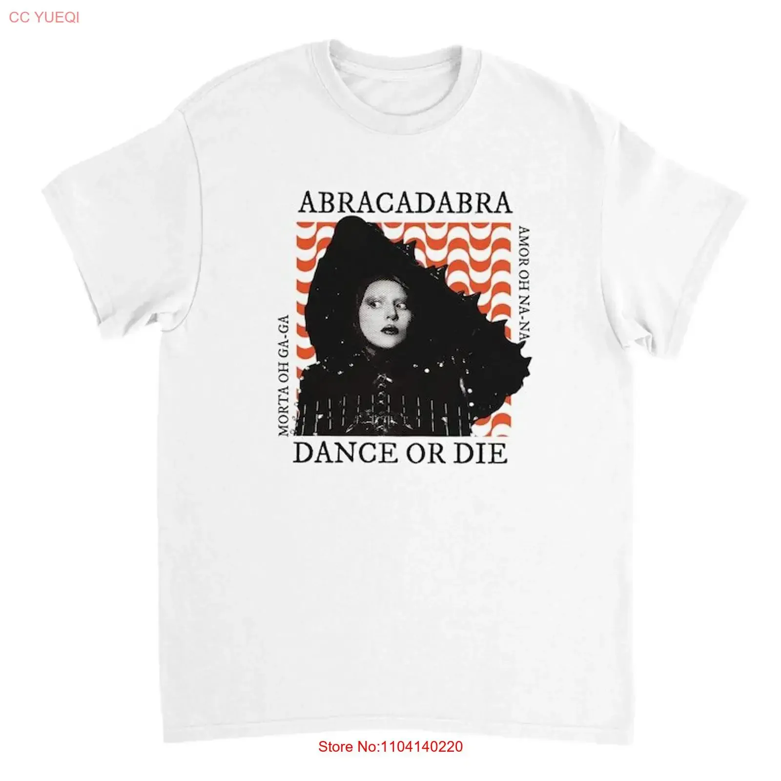 Lady Gaga Abracadabra by Jorge Serrano Art T Shirt Concert Merch vintage Washed Slightly Stretched Casual Breathable Versatile