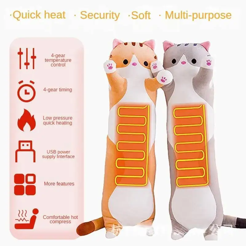 Heated Pillow Menstrual Colic Heater Cramps Period Neck Shoulder Pain Relief Hot Compress Heating Pad