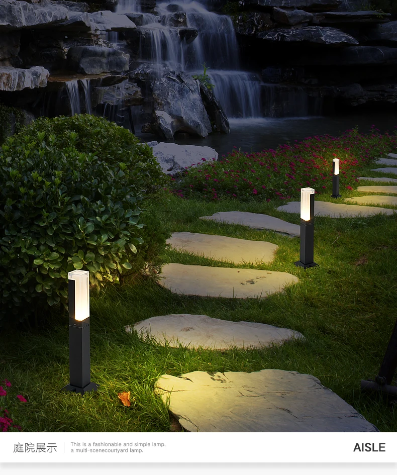 Lawn Lamp Outdoor Waterproof Park Garden Fixtuers Greening