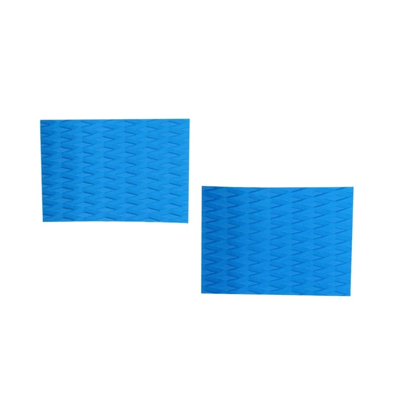 2Pcs Self Adhesive NonSlip Traction Pad Trimmable Surfing Skimboard Deck Traction Pad for Surfboard Board Kayak Canoes