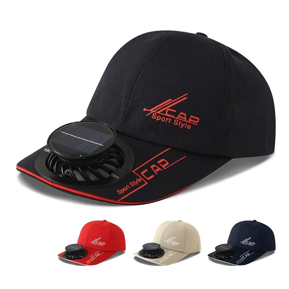 New Breathable Solar Fan Hat Sun Protection Sunshade Fan Hat​​ Quick Dry Built-in Fan​​ Baseball Cap Summer