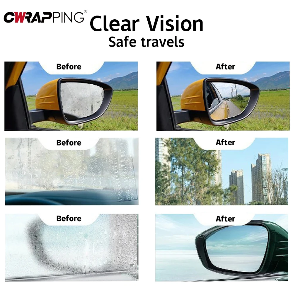 Motorcycle Helmet Lens Oil Film Remover Repair Brush Auto Windshield Cleaner Membrane Mirror Anti Fog Glass for Car Accessories view 4