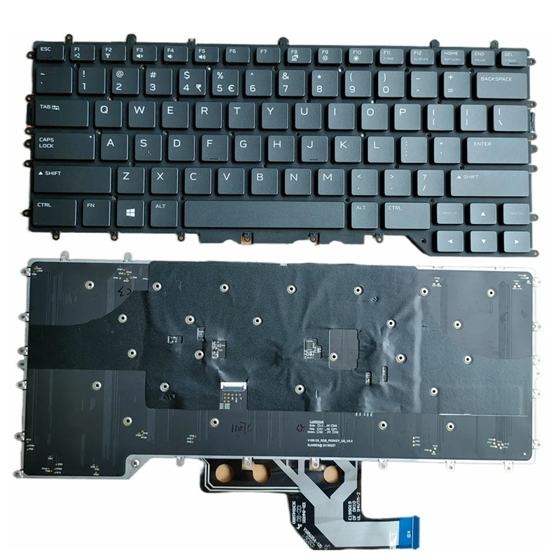 Imagem -05 - Backlight Teclado dos Eua para o Dell Alienware Área 51 M15 r2 M17 r3 M17 R22023 Ano m r2 15 r4 006t78