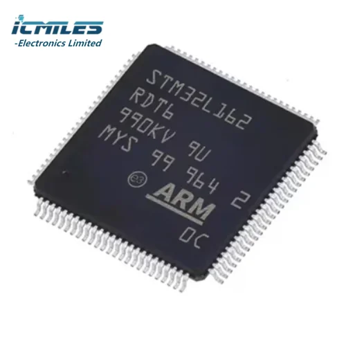 1pcs, STM32L162RDT6, IC MCU 32BIT 384KB FLASH 64LQFP, PC peripherals, Alarm systems, GPS, Application control, electronics