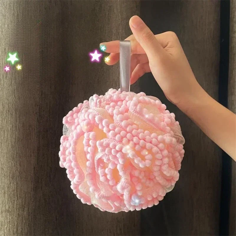 

Soft Shower Mesh Foaming Sponge Exfoliating Bath Bubble BalBody Skin Cleaner Cleaning Tool Bathroom Accessories